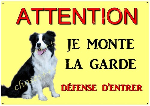 Plaque chien garde - plaque, de