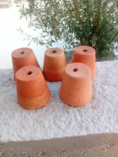 Lot anciens pots - lot, en
