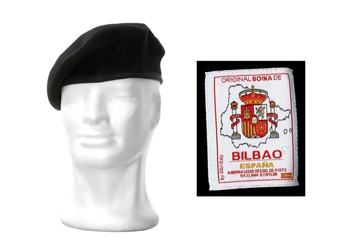 Béret basque espagnol noir - basque,