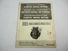Kubota Z ZH D 500 600 650 750 850 950 -B Diesel Engine Manual