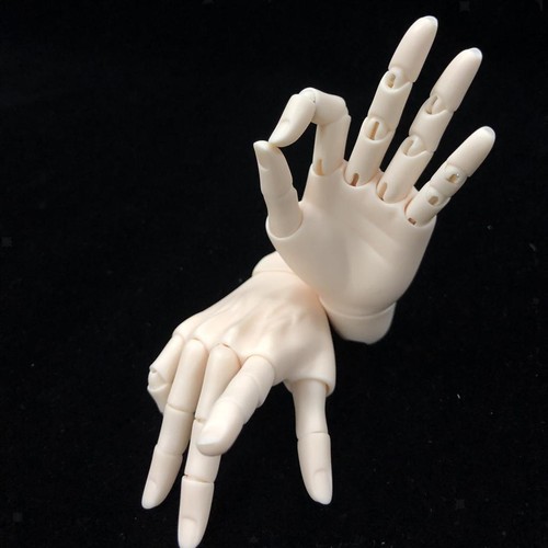 Résine mains articulées - 1/3,