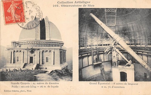 Cpa observatoire nice - de,
