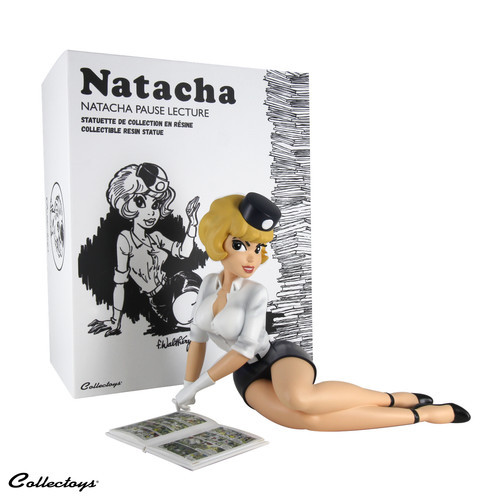 Figurine natacha pause lecture - figurine,
