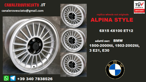 Jantes alu alpina pouces - 4,