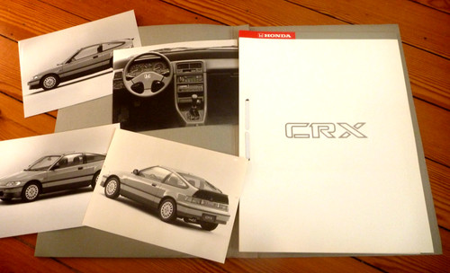 1988 honda crx dossier - crx, presse