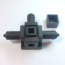 Brand new 3 port Aluminum Cuvette Holder+3 Collimating Lenses, SMA905 Interface