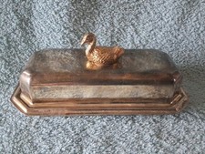 Ancien Plat de service en inox