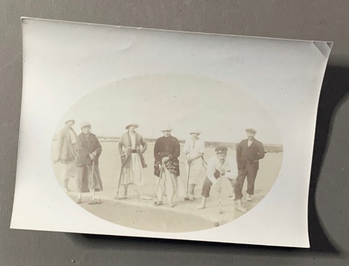 Photo ancienne jeu - photo, croquet