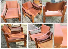 Fauteuil Lounge en cuir