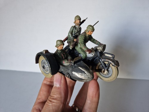 Soldat elastolin moto - elastolin, car