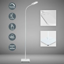 Lampadaire LED design lampe sur pied salon 8W luminosité réglable dimmable TOUCH