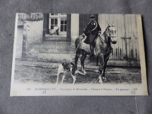 Cpa chasse courre en - cpa,
