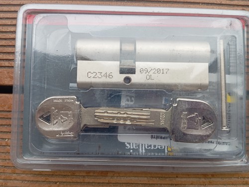Neuf cylindre serrure de - serrure,