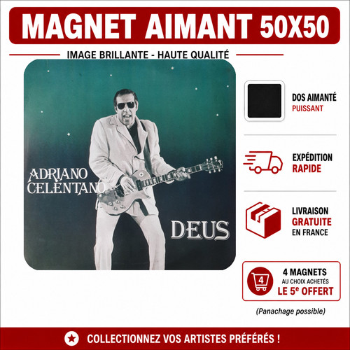 Magnet adriano celentano 5x5 - ,