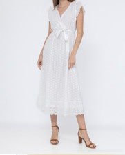 Robe longue blanche en