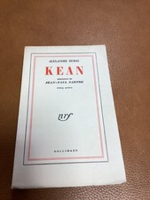 Alexandre Dumas, Jean-Paul Sartre: Kean ed originale numérotée sur pur fil 1954.