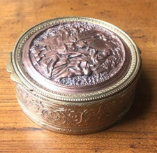 Boîte ancienne bijoux métal