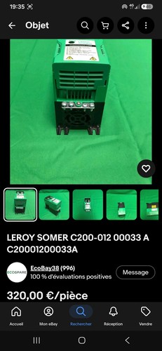 Variateur frequence leroy - de,