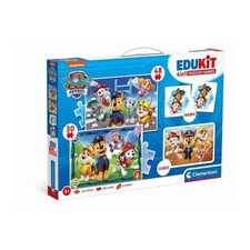 Pat'Patrouille - Coffret d'activités préscolaire 4 en 1 Clementoni - 2 puzzles, 