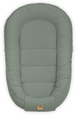 - Reducteur de Lit Bébé Mousseline - Cocon 100% Coton Nid de Bébés Nouveau-né...