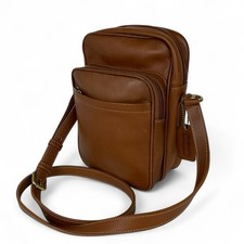 Vintage Coach Light brown leather shoulder bag Sacoche C18