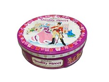 ANCIENNE BOITE MÉTAL QUALITY STREET RONDE LA DILIGENCE