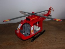 Hélicoptère pompier fireman helicopter Police Playmobil 5704 helicóptero bombero