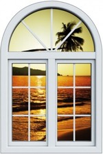 Sticker Fenêtre trompe l'oeil