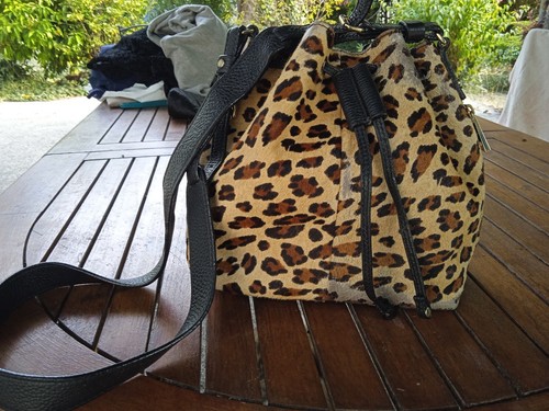 Sac bandoulière cuir andré - sac,