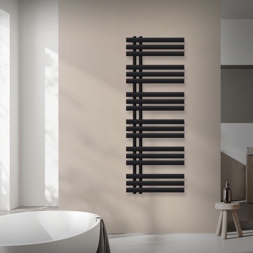 Radiateur porte serviette noir