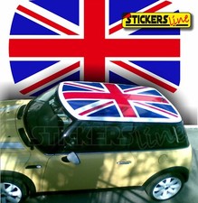 Adhésif Drapeau Anglais pour Toit Mini Cooper Adhésifs Toit Ouvrant Union Jack