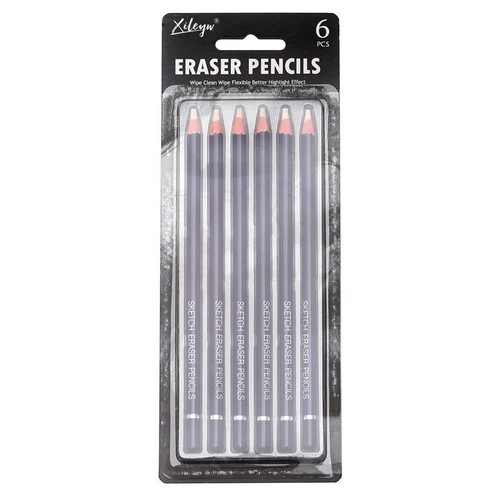Pcs art supplies eraser soft - 6,