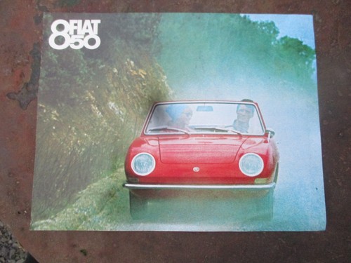 Fiat 850 spider catalogue - 850,