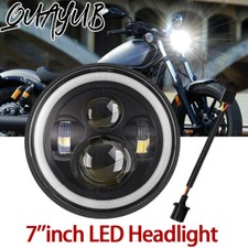 7''inch LED Headlight high lo for Yamaha V-Star XVS 650 950 1100 Classic Stryker