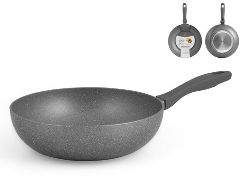 Wok antiadhésif pierre - wok,