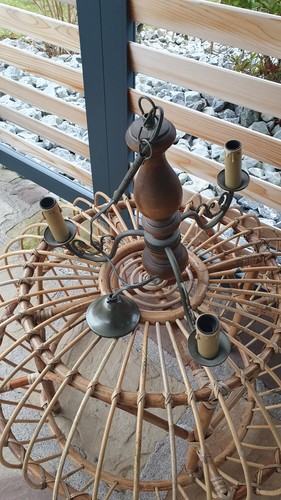 Ancien lustre bougie feux - bougie,