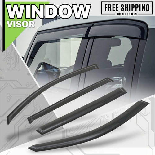 Tape window visor - tape-on,