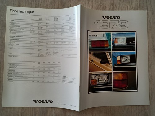 Volvo gamme 1979 343 240 - gamme, 260