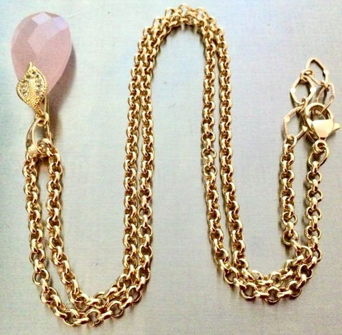 Plaqué 18k collier - plaqué, 18k-collier