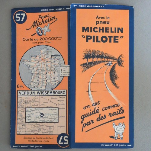 Michelin carte routière 57 - carte, n°57