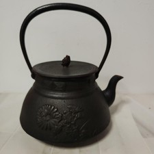 Bouilloire en fonte 2L vintage théière japonaise à eau avec état rouille