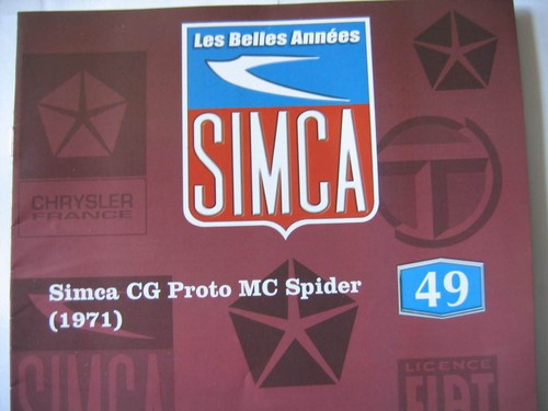Fascicule booklet simca cg - fascicule,