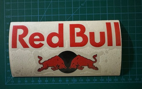 Stickers red bull 150mmx75mm - stickers,