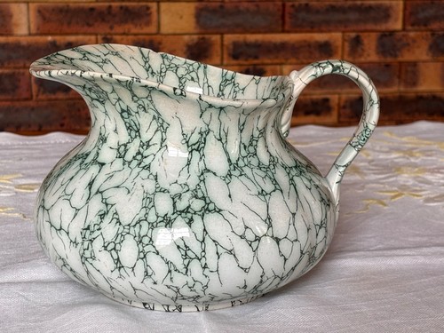 Ancien broc toilette faïence - broc,