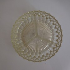 Vintage 20th Century Art Deco Design PN France Glass Servant Round Plate