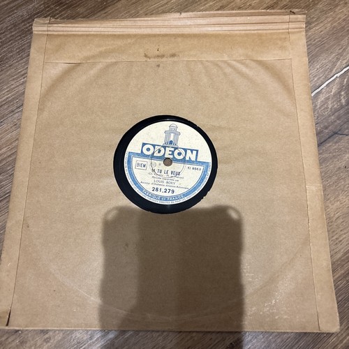 Disque tours odéon 281 279 - disque, 78