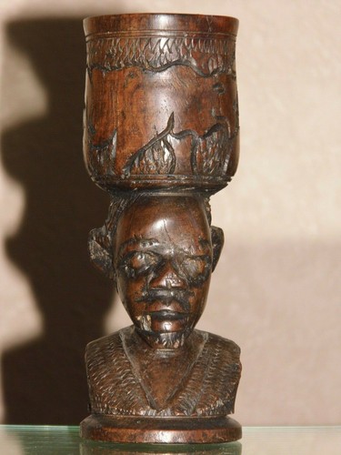 Art africain statue buste - art-africain,