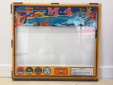 BACK GLASS M-4 MIDWAYS PINBALL GOTTLIEB BALLY ARCADE GAMES