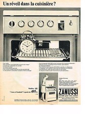 ADVERTISEMENT 1967 ZANUSSI stove TIMER