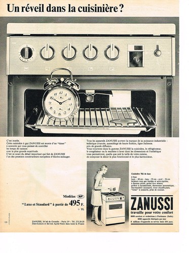 Publicite 1967 zanussi - ,